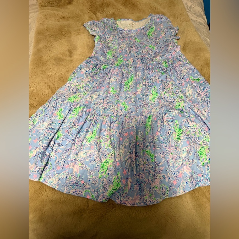 Lilly Pulitzer Gianna Peri Blue The Turtle Package Dress in Blue Small Women’s